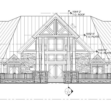 McCluskey Front Elevation. Nashville, TN